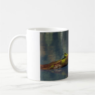 Café Taza de 11 oz con imagen "Renacimiento (Verde)"