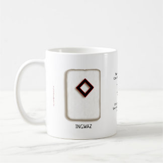 Café Taza de 11 oz. Ingwaz RuneStone