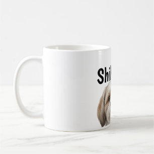 Café Taza de 11oz con envoltorio completo de Shih Tzu r