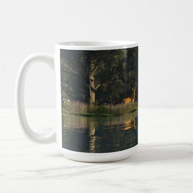 Café Taza de 14 oz con imagen de "Sobresaltada" (Izquierda)