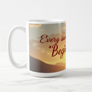 Café Taza de 15 onzas Comienza de Nuevo