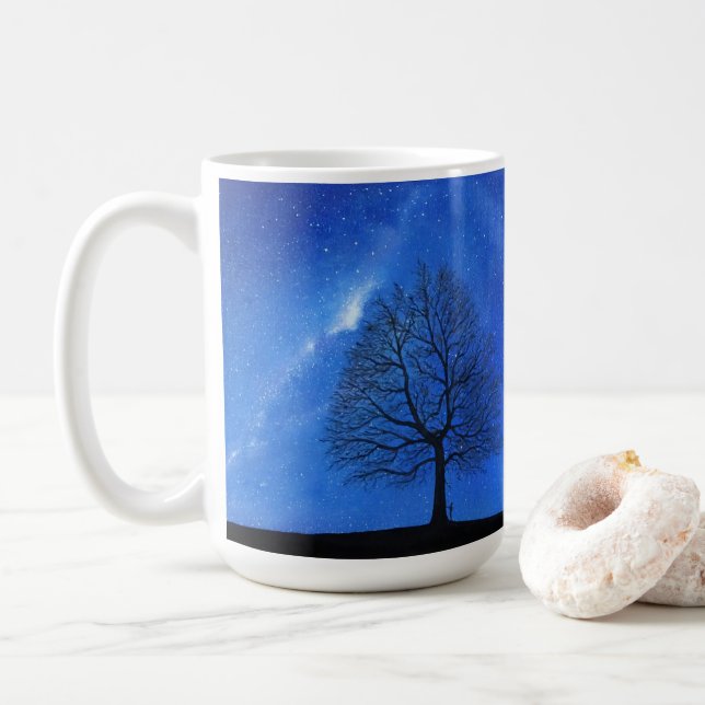 Café Taza de 15 oz - "Los cielos declaran" (Con donut)