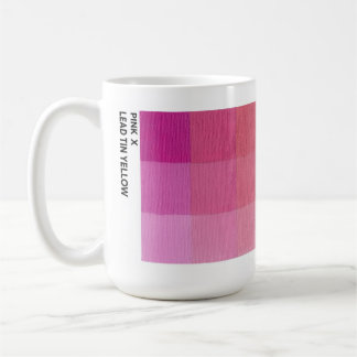 Café Taza de 15 oz Rosa x Amarillo Plomo Estaño