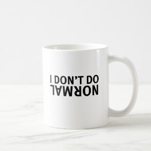 Café Taza de 2 caras No hago lo normal
