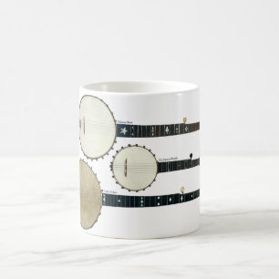 Café Taza de 3 banjos