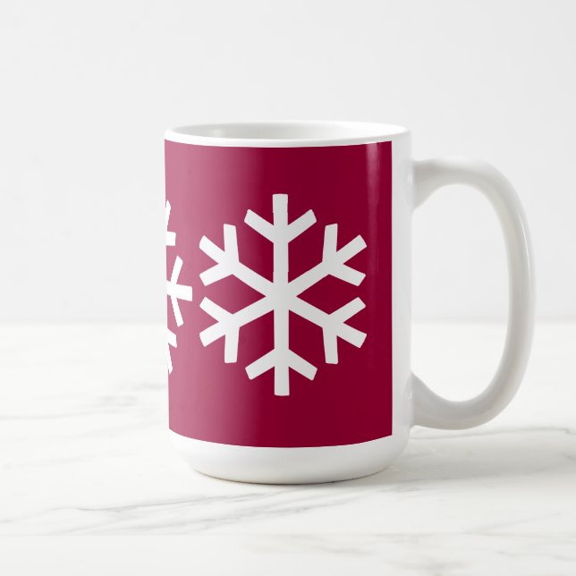 Café Taza de 3 copos de nieve (Derecha)