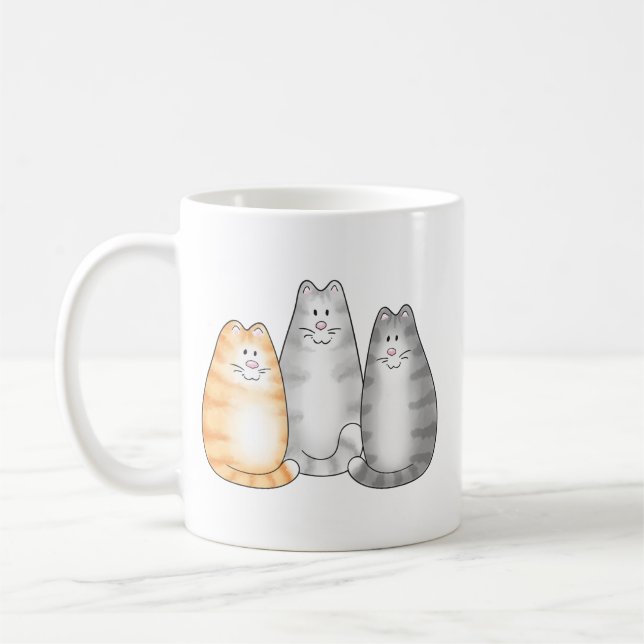 Café Taza de 3 gatos (Izquierda)