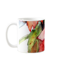 Taza de 3 navidad de los Poinsettias