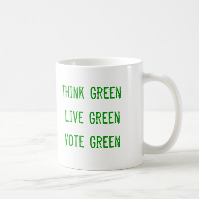 Café Taza de 3 verdes (Derecha)