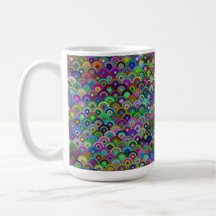 Café Taza de 443 ml de Círculos Apilados