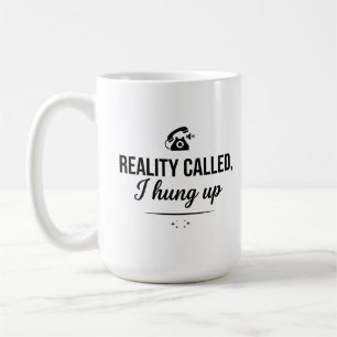 Café Taza de 450ml de Comprobación de Realidad Divertid