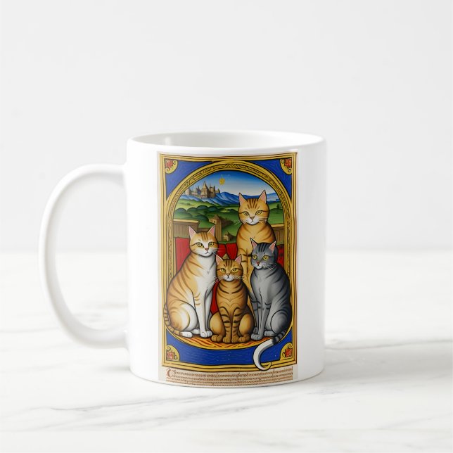 Café Taza de 4 Gatos (Izquierda)