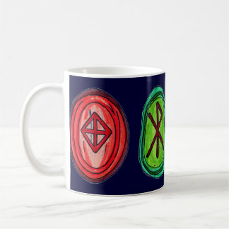 Café Taza de 4 runas del lazo