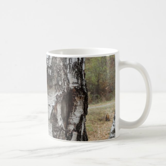 Café Taza de abedul cerca (Derecha)