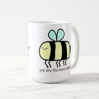 Café Taza de abeja linda con cita