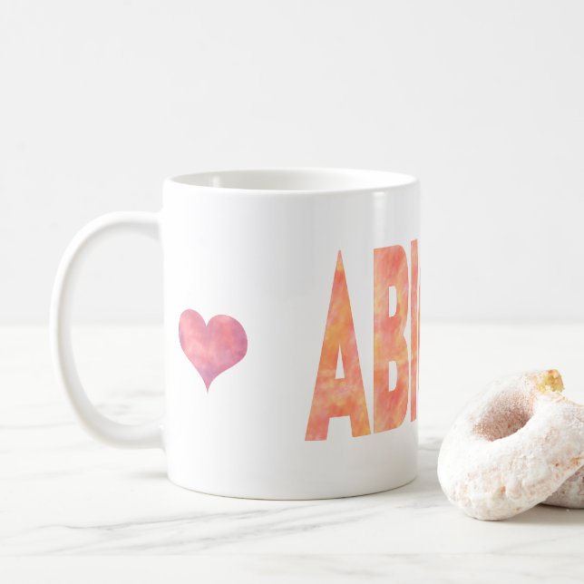 Café Taza de Abigail (Con donut)