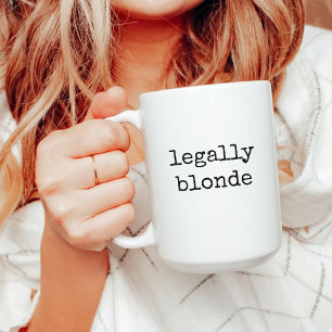 Café Taza de Abogado Legally Blonde Regalo Divertido pa