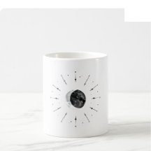 Taza de Acuarela Celestial - Mono y Plata