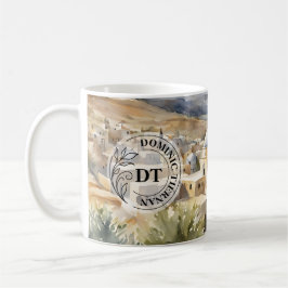 Café Taza de Acuarela de Belén – Regalo Atemporal de Ti