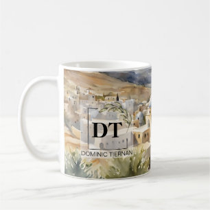 Café Taza de Acuarela de Belén – Regalo Atemporal de Ti