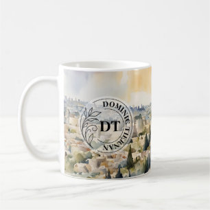 Café Taza de Acuarela de la Mezquita Al Aqsa – Un Recue