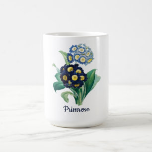 Café Taza de Acuarela Floral Botánica de Primavera