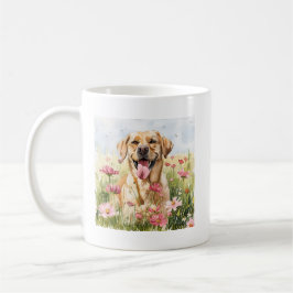 Café Taza de Acuarela Labrador Retriever