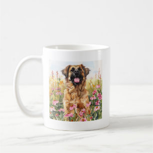 Café Taza de Acuarela Leonberger