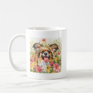 Café Taza de Acuarela Papillon – Regalo para Amantes de