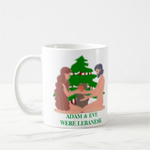 Café Taza de Adán y Eva libaneses