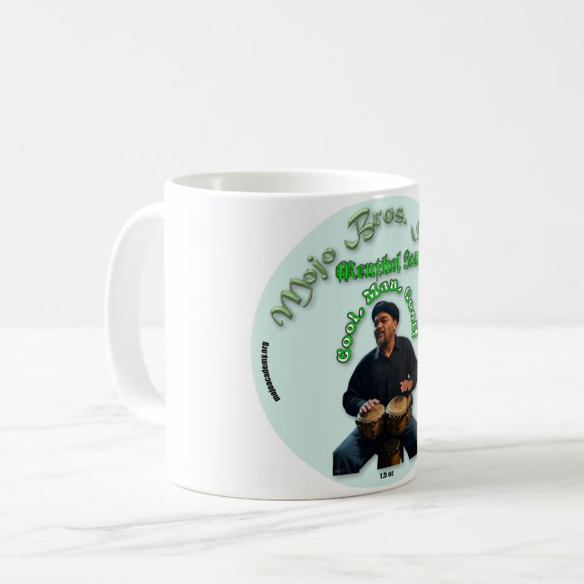 Café Taza de afeitado – Jabón mentolado de Mojo Brother (Anverso izquierdo)