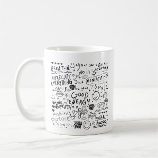 CAFÉ TAZA DE AFERMACIONES BUENA ENERGÍA