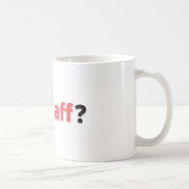 Café Taza de Aff de los golpecitos (Derecha)