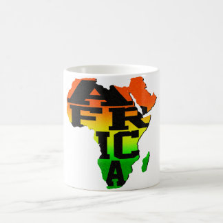 Café taza de África