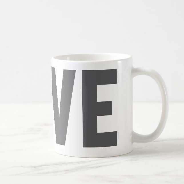 Café Taza de África del amor (Derecha)