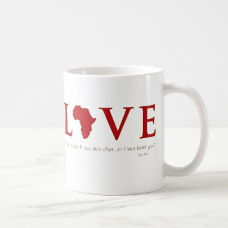 Café Taza de África del amor