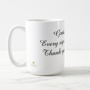 Café Taza de agradecimiento 15oz