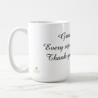 Café Taza de agradecimiento 15oz