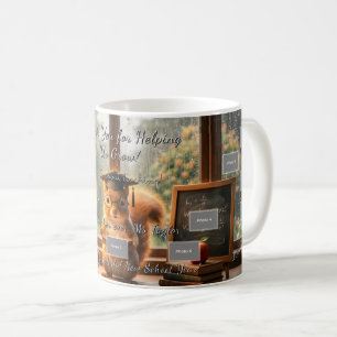 Café Taza de agradecimiento a maestros ardilla para un