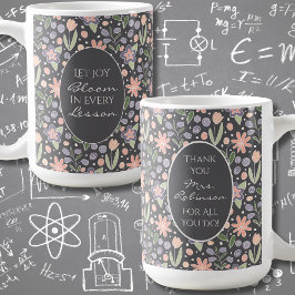 Café Taza de agradecimiento a maestros personalizada |