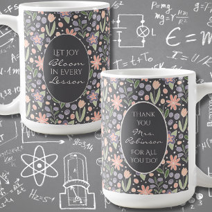 Café Taza de agradecimiento a maestros personalizada   