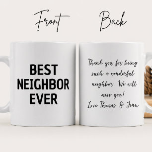 Café Taza de agradecimiento al mejor vecino de todos lo