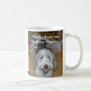 Café Taza de agradecimiento Bearded Collie
