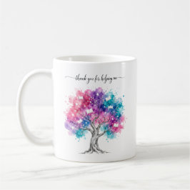 Café Taza de Agradecimiento para Maestros con Árbol de