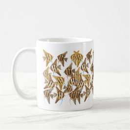 Café Taza de agua dulce de los Angelfishes