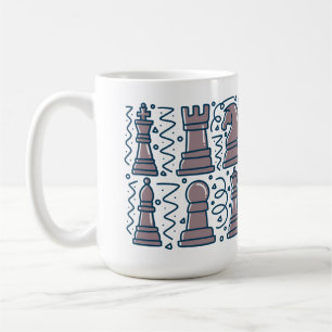 Café Taza de ajedrez