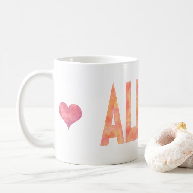 Café Taza de Alison (Con donut)