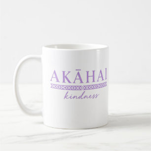 Café Taza de amabilidad Akahai con letra lavanda