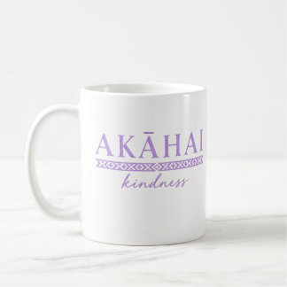 Café Taza de amabilidad Akahai con letra lavanda