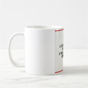 Café Taza de Amante de Libros Divertida - No Puedo Ir A